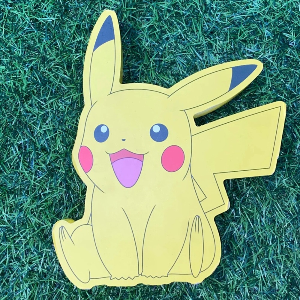 Pikachu 7X8 IN* Pokémon TCG Nintendo Sculpture wall mount art brand new